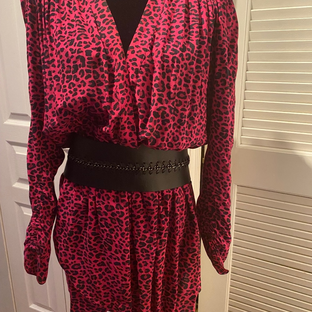 Zadig & Voltaire leopard mini dress